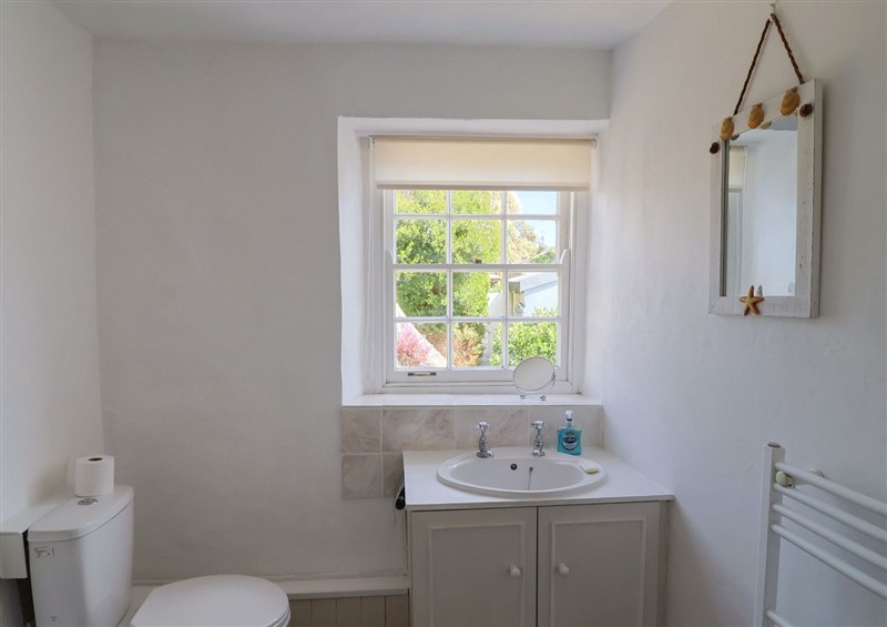 This is the bathroom at Milton Cottage, Lyme Regis