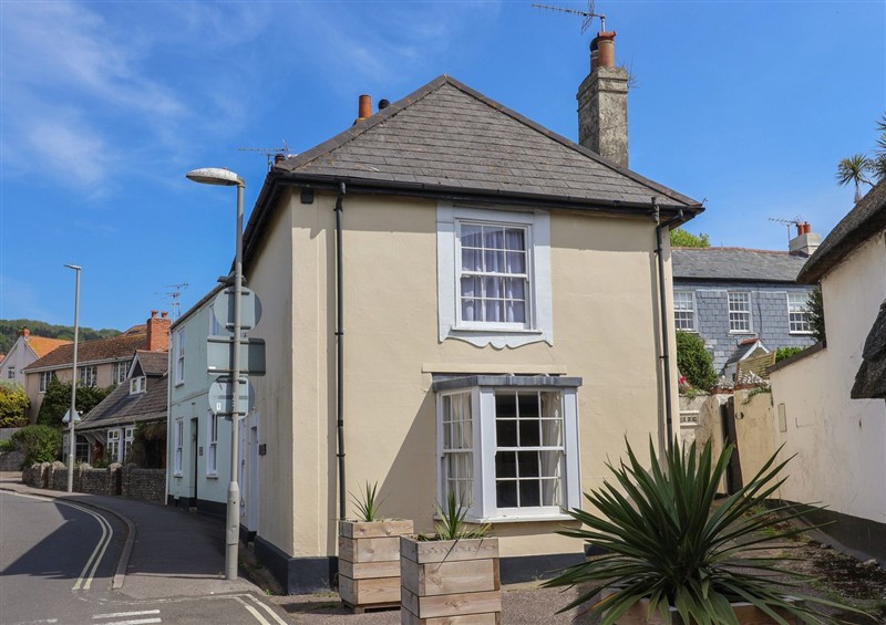 This is the setting of Milton Cottage at Milton Cottage, Lyme Regis