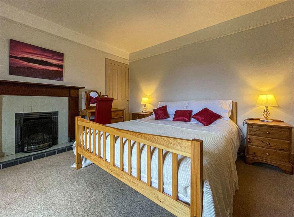 Double bedroom at Milton Cottage in Rosehall, near Lairg, Sutherland