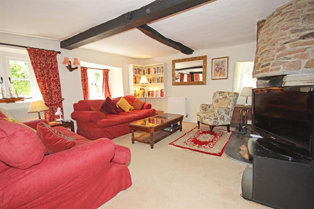 Cosy sitting room at Milton Cottage in South Milton, Nr Kingsbridge