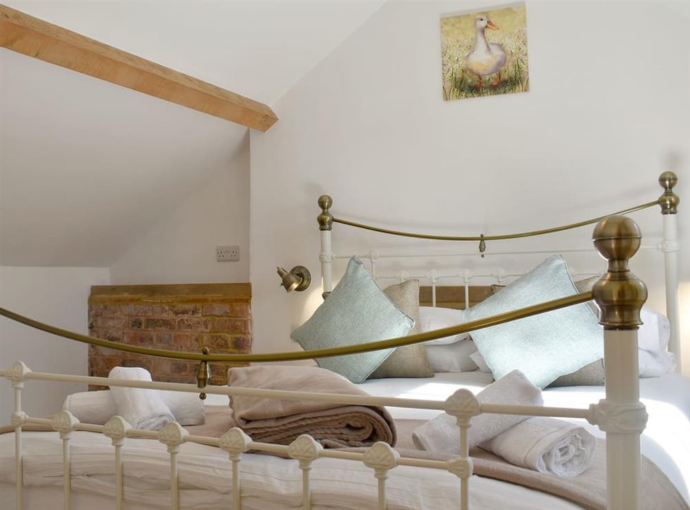 Comfortable double bedroom at Hayloft, 