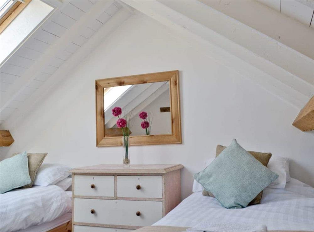 Peaceful twin bedroom at The Chaff House, 