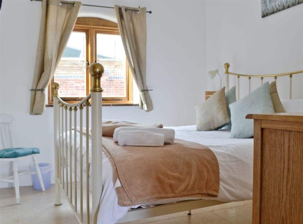 Stylish double bedroom at The Chaff House, 