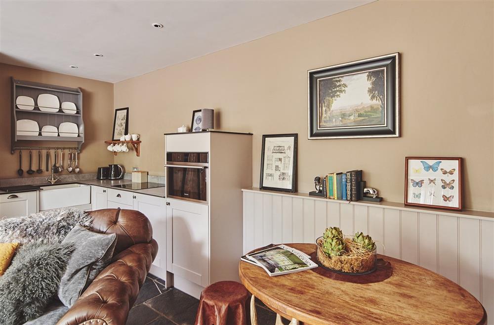 The dining table and chairs