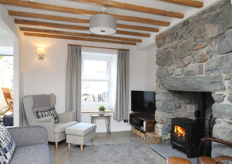 This is the living room at Min Y Coed, Harlech