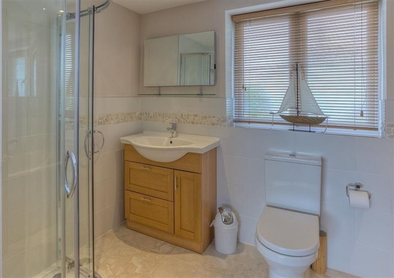 This is the bathroom at Min Y Nant, Abersoch
