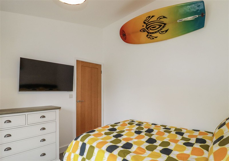 Bedroom at Minack Lodge, St Day