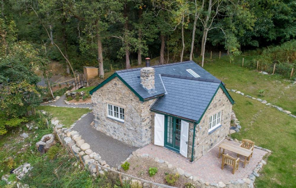 Nestled in the woods lies this beautiful little cottage with private garden  at Minafon, Colwyn Bay