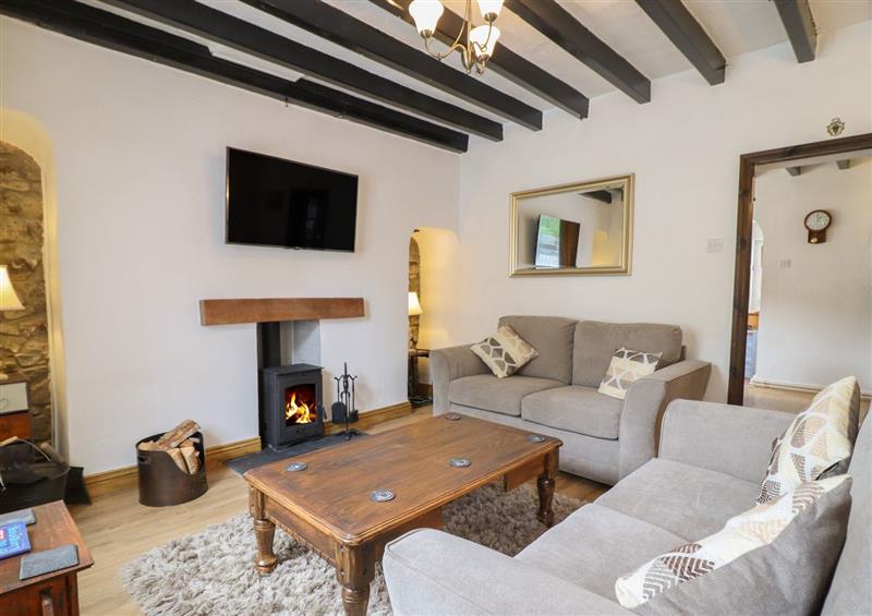 Relax in the living area at Minafon, Llangynog