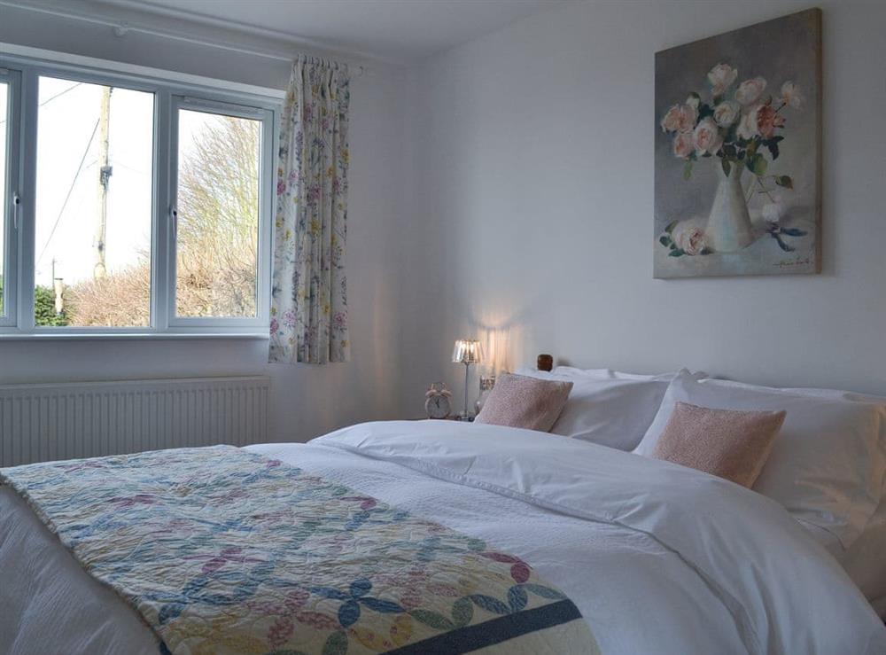 Double bedroom at Miners Cottage in Clowne, near Chesterfield, Derbyshire