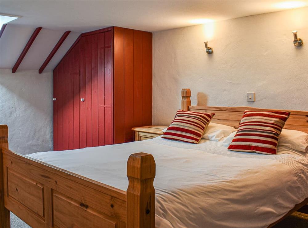 Double bedroom at Miners Cottage in Redruth, Cornwall