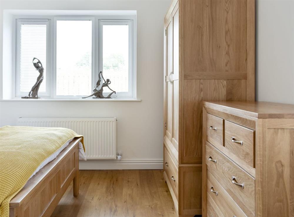 4 foot 6 inch Double bed with double wardrobe and drawers at Miners Meadow in Wheatley Hill, Durham, England