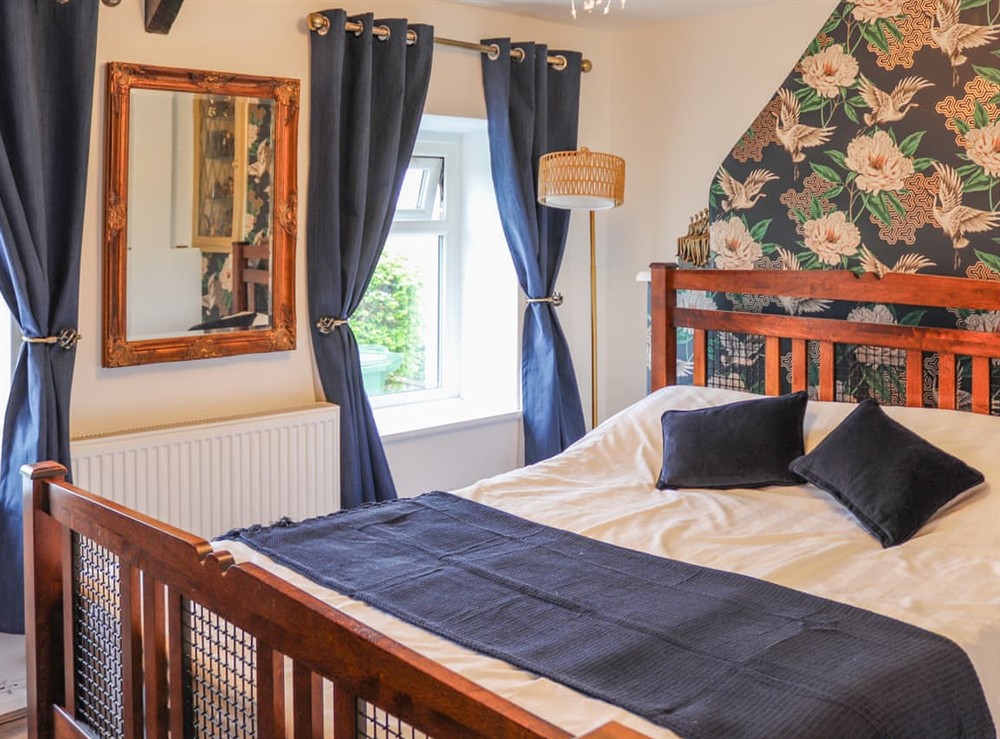 Double bedroom at Minffordd in Ty Croes, near Rhosneigr, Gwynedd