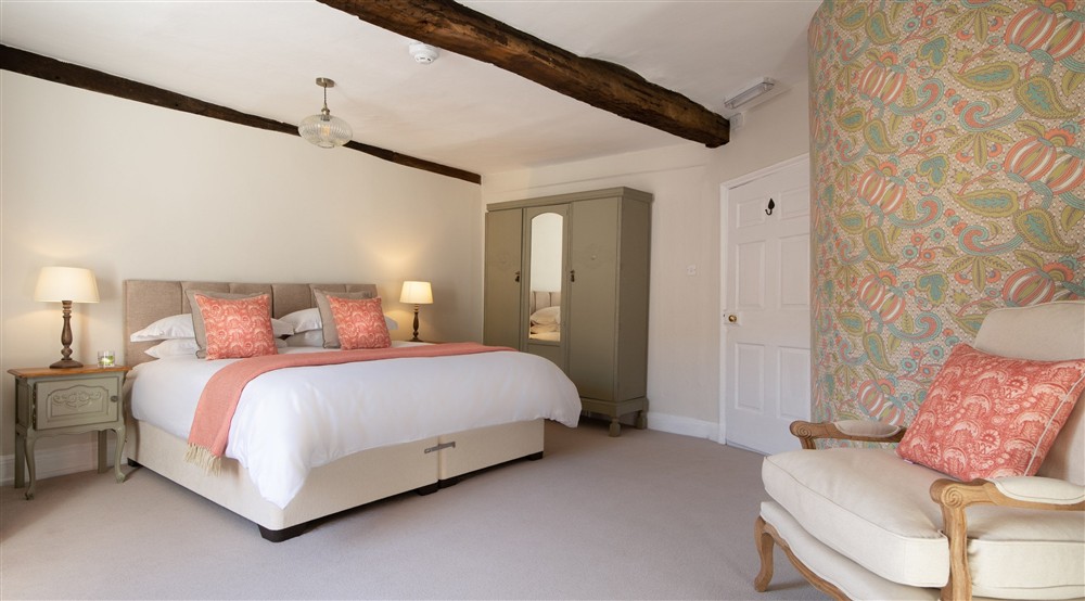 The bedroom at Minstergate in York, North Yorkshire