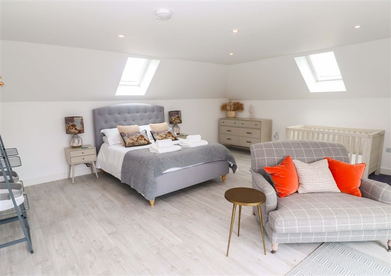 One of the 4 bedrooms at Miramar, Carbis Bay