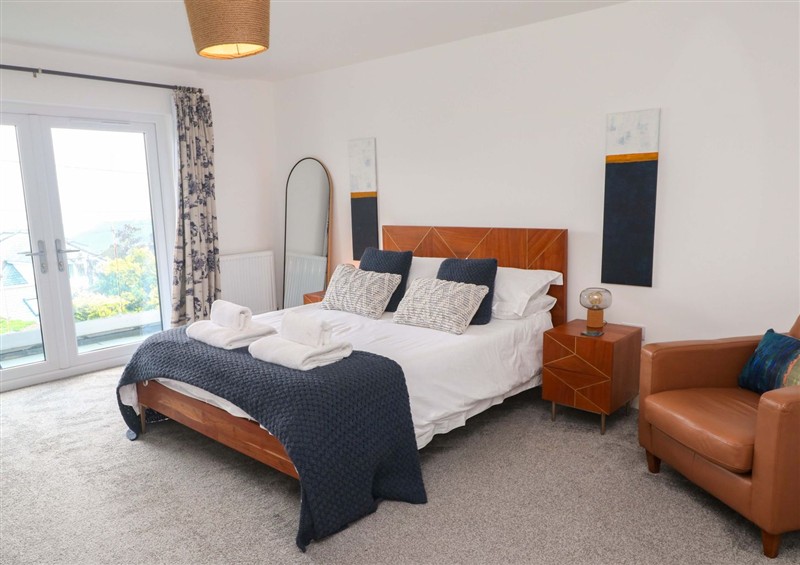 One of the bedrooms at Miramar, Carbis Bay
