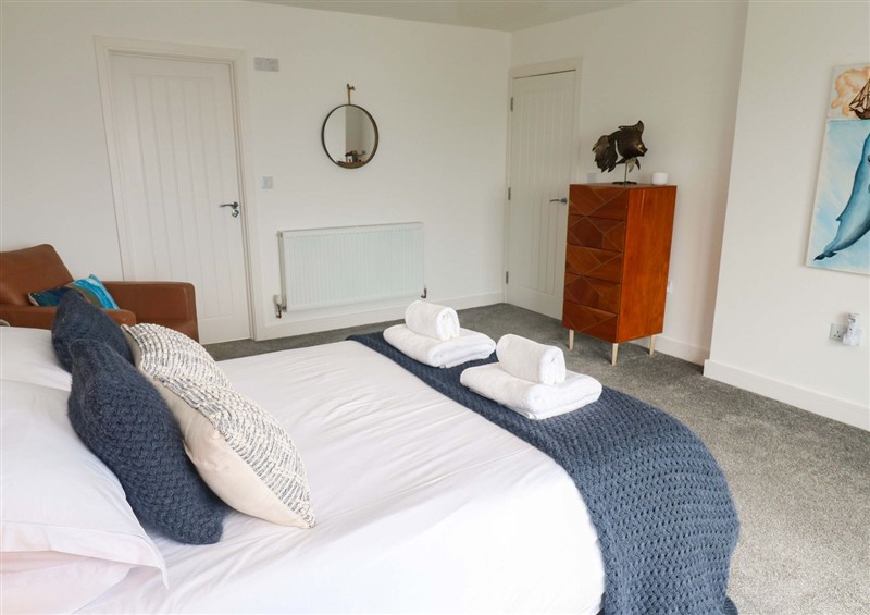 This is a bedroom at Miramar, Carbis Bay