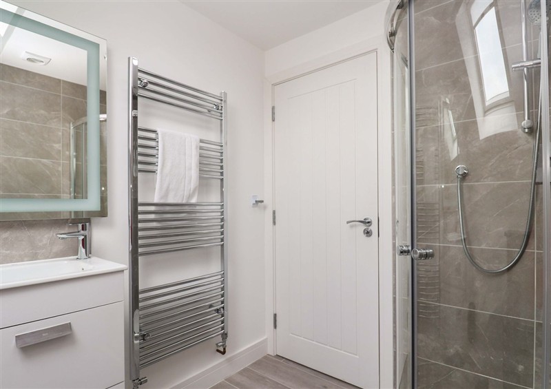 This is the bathroom at Miramar, Carbis Bay