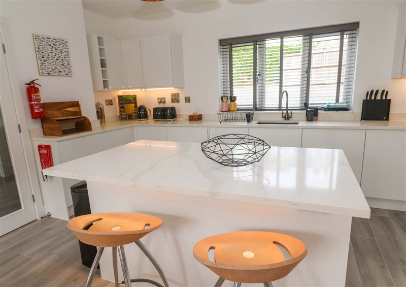This is the kitchen at Miramar, Carbis Bay