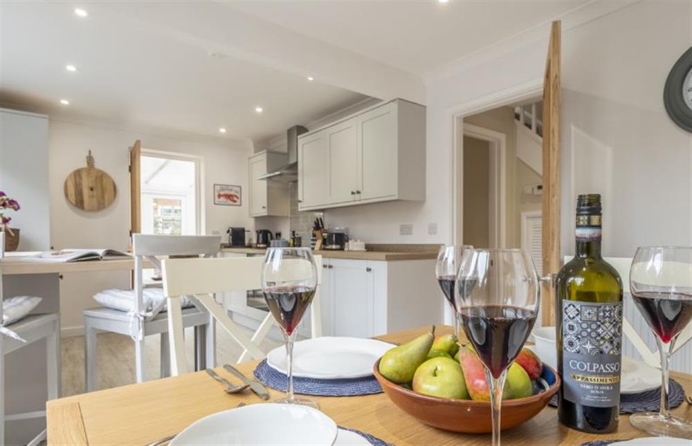 Dining for up to six people at Miramare Cottage, Holme-next-the-Sea near Hunstanton