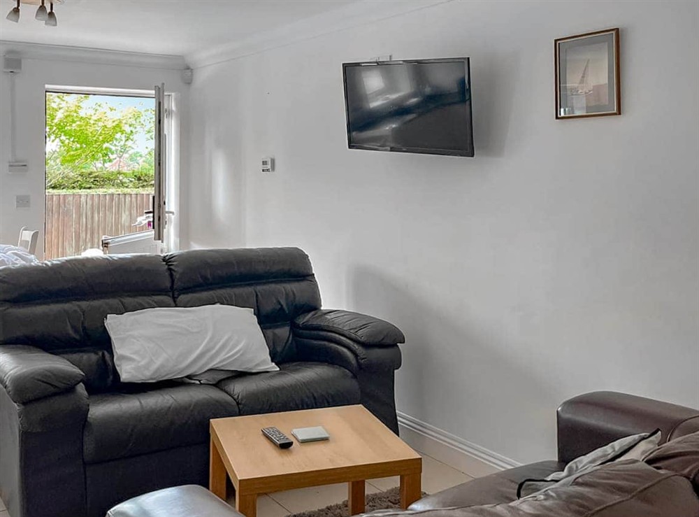 Living room at Mistletoe in Althorne, near Chelmsford, Essex