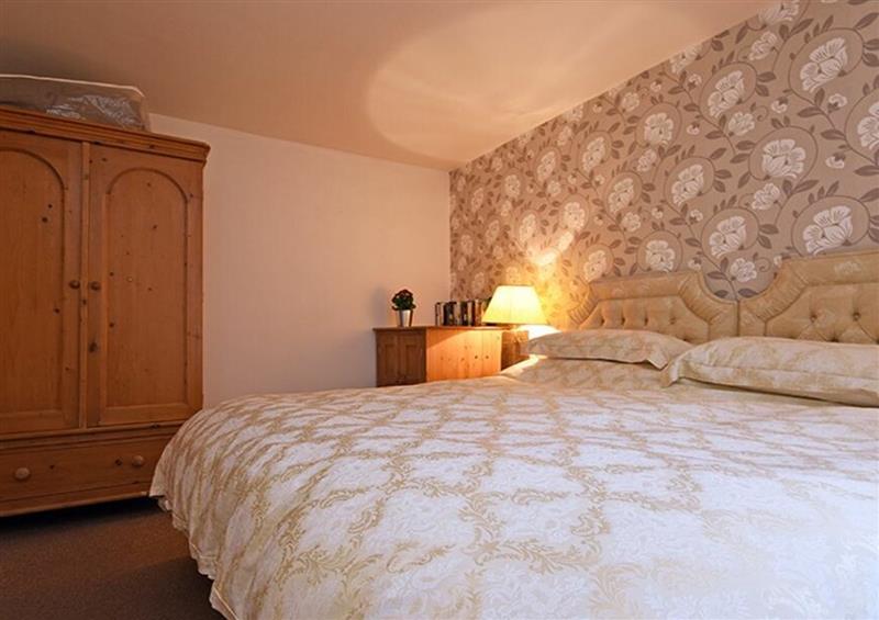 One of the bedrooms at Mistletoe Cottage, Bamburgh