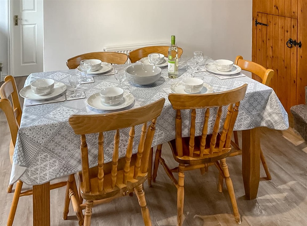 Dining Area at Mistletoe Cottage in Burnham-on-sea, Somerset