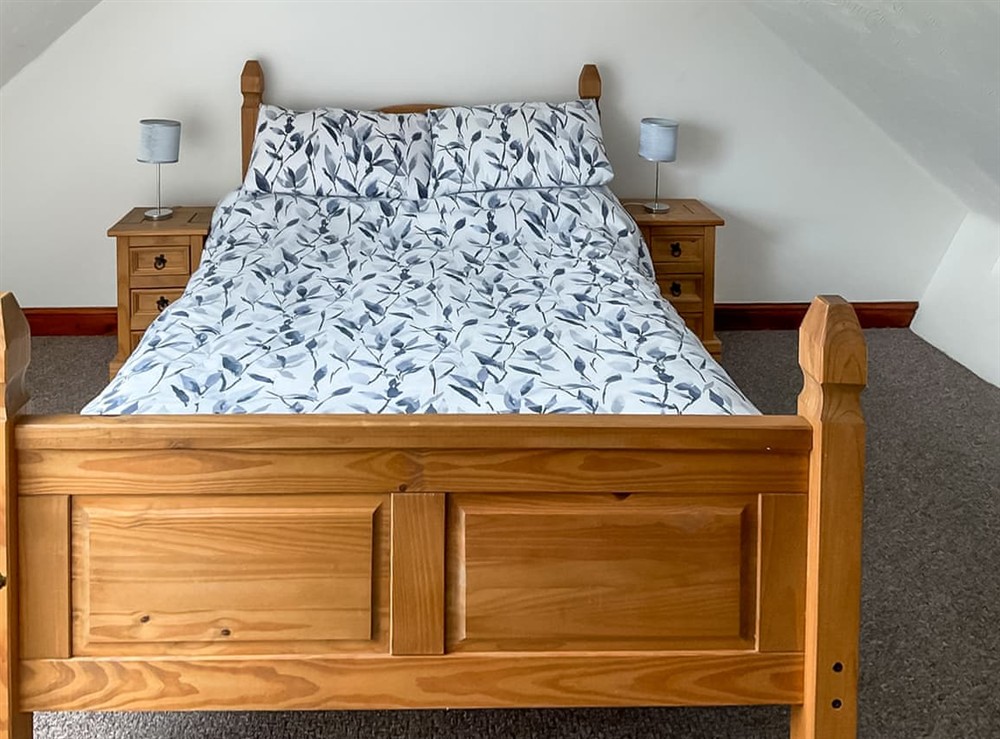 Double bedroom at Mistletoe Cottage in Burnham-on-sea, Somerset