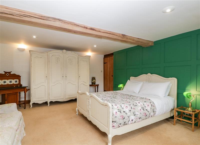 This is a bedroom at Mistletoe Cottage, Kemeys Commander near Usk