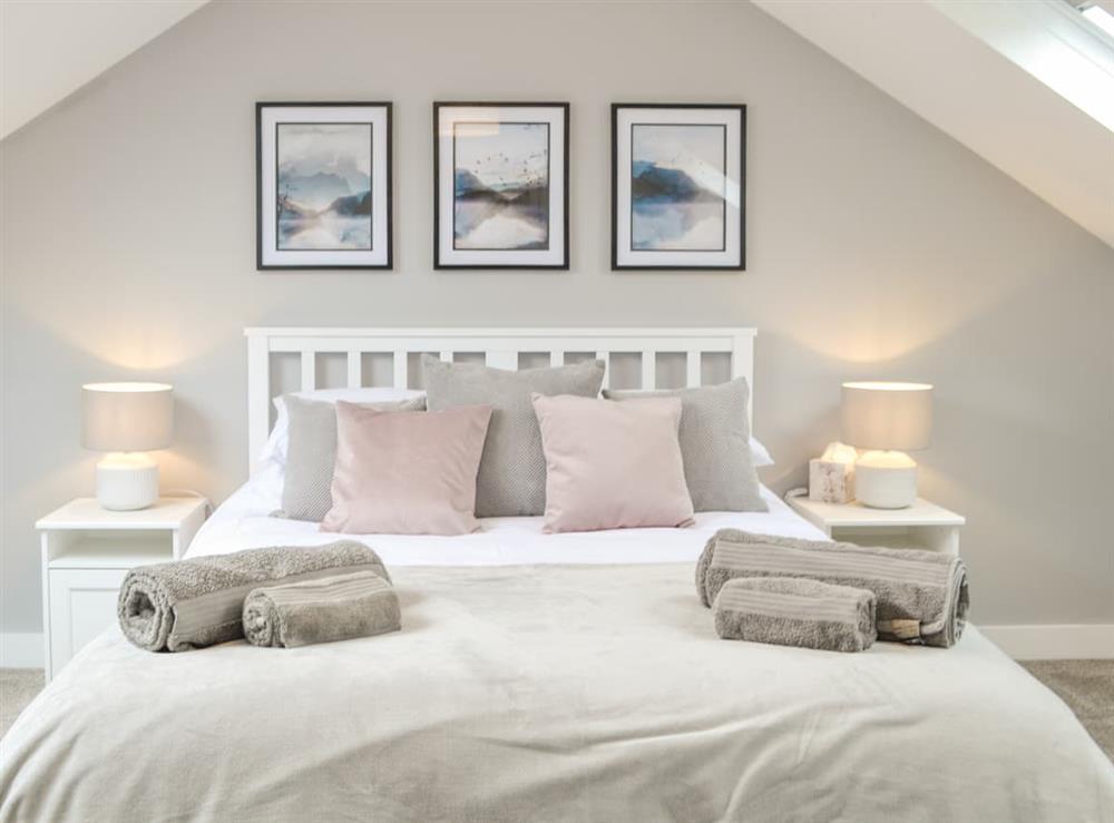 Double bedroom at Moat View in Brampton, Cumbria