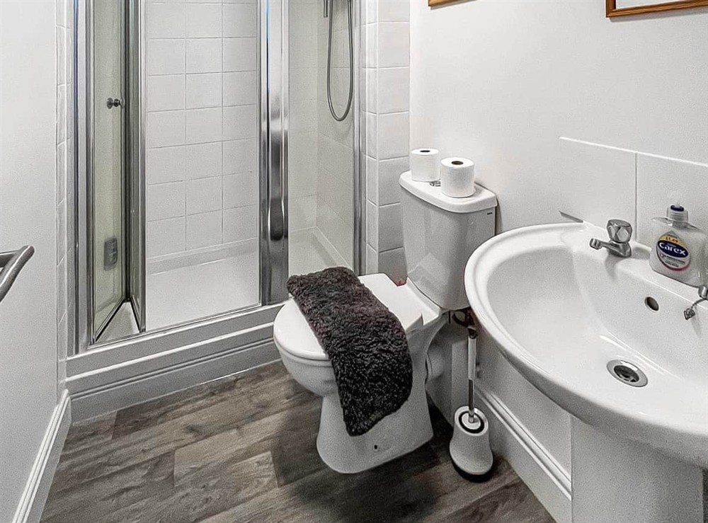 Bathroom at Moglett Cottage in Fincham, near King’s Lynn, Norfolk