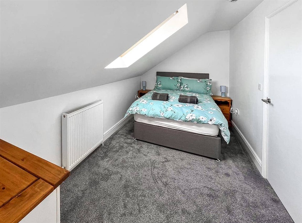 Double bedroom at Moglett Cottage in Fincham, near King’s Lynn, Norfolk