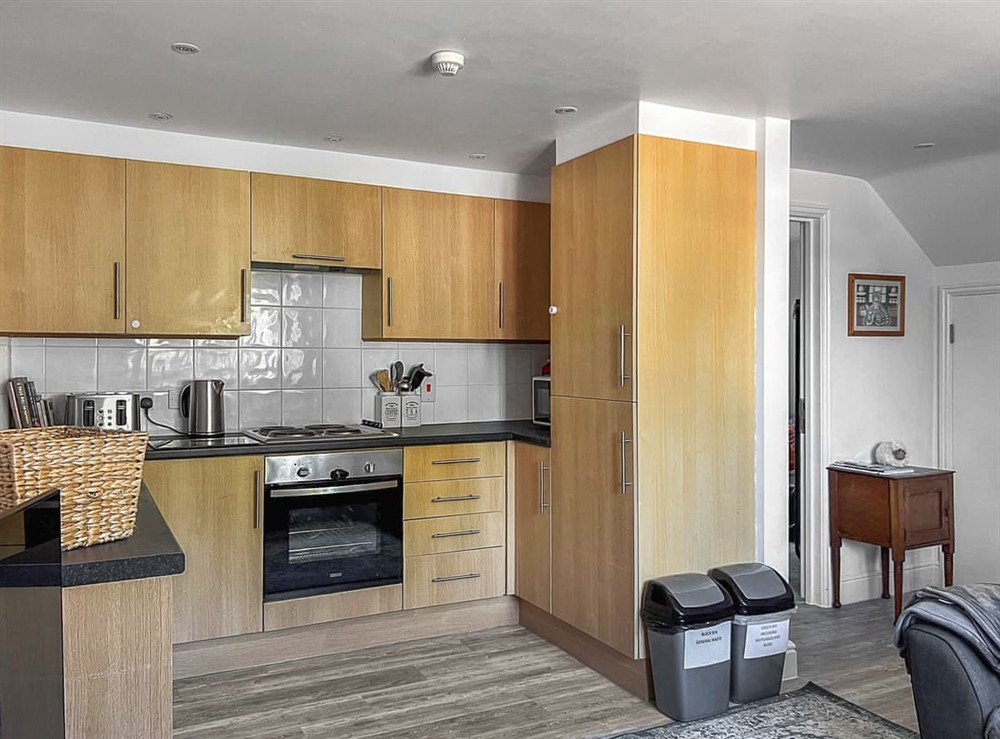 Kitchen area at Moglett Cottage in Fincham, near King’s Lynn, Norfolk