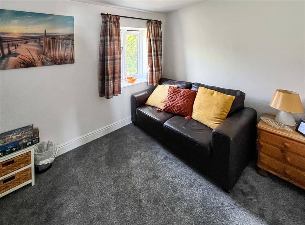 Living area at Moglett Cottage in Fincham, near King’s Lynn, Norfolk