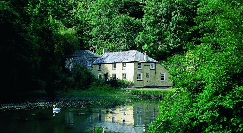 The exterior of Mohun, Pont Pill, Cornwall at Mohun in Lanteglos-by-fowey, Cornwall