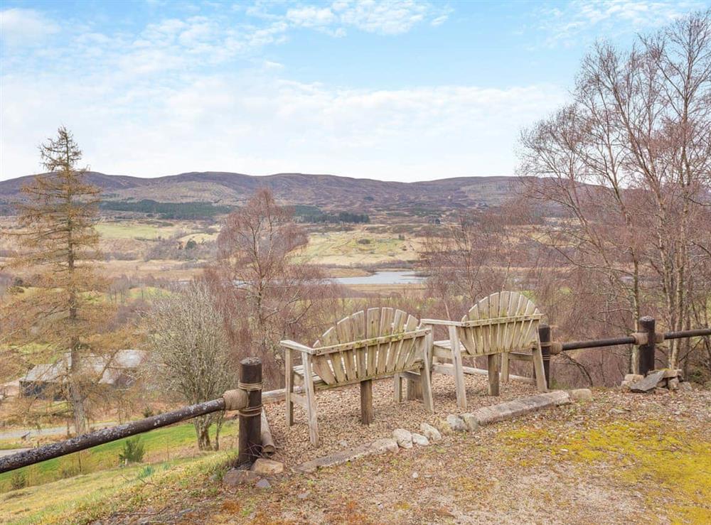 View at Molalatau Lodge in Lairg, Sutherland