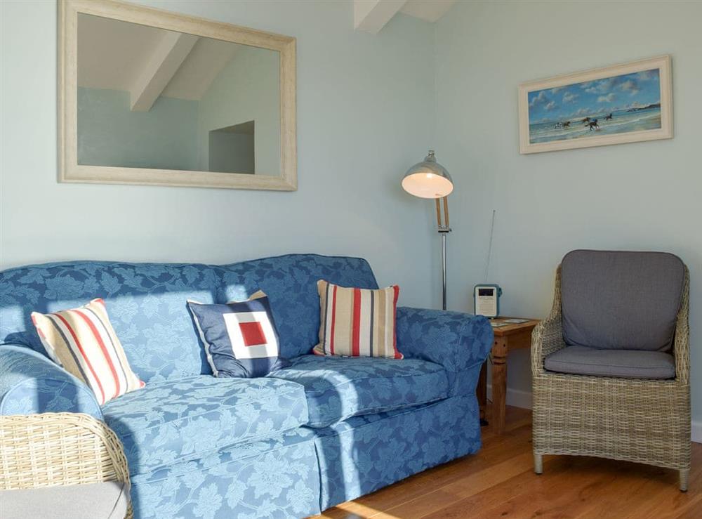 Comfortable living area at Mole End in Amroth, near Saundersfoot, Pembrokeshire, Dyfed