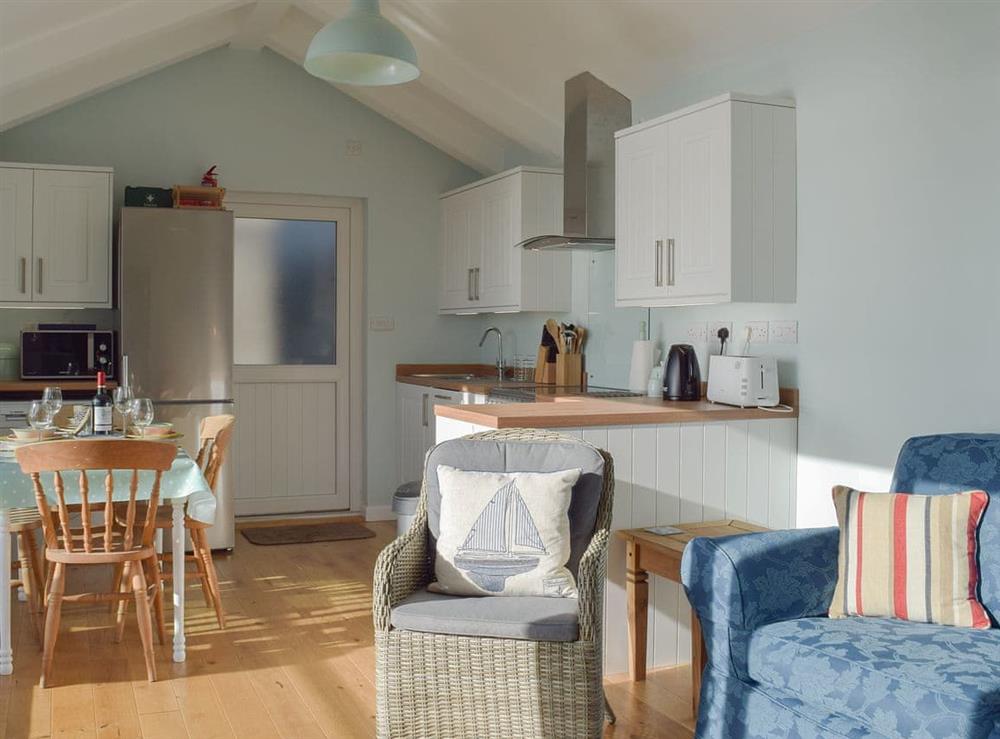 Well presented open plan living space at Mole End in Amroth, near Saundersfoot, Pembrokeshire, Dyfed