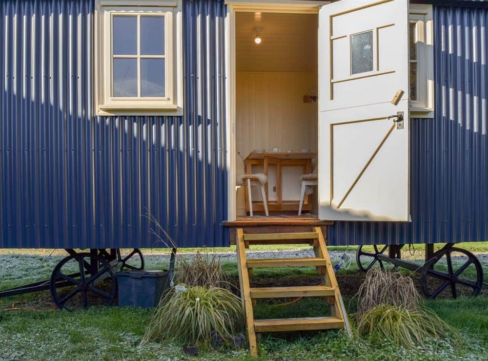 Exterior at Molly The Shepherds Hut in Lew, nr Bampton, Oxfordshire