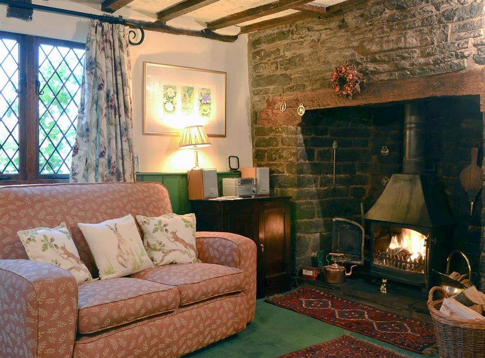 Living room at Molly’s Cottage in Knighton, Powys., Shropshire