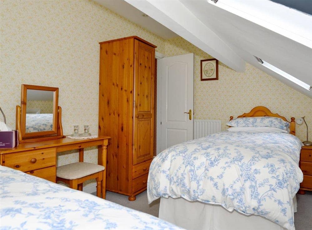 Twin bedroom at Mollys Cottage in Penrith, Cumbria