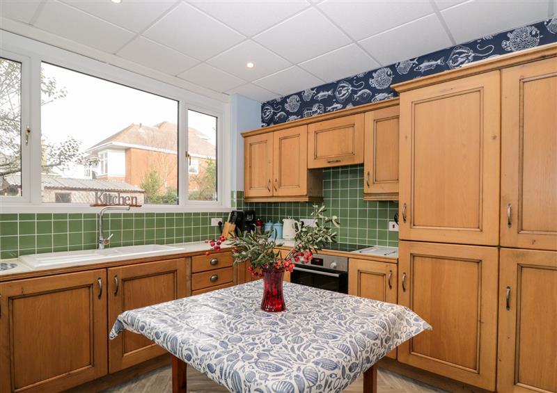 This is the kitchen at Mollys Place, Boscombe