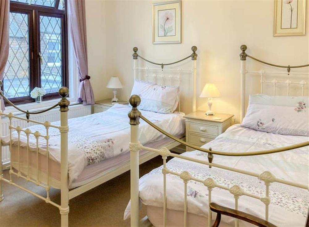 Twin bedroom at Mollys Place in Filey, North Yorkshire
