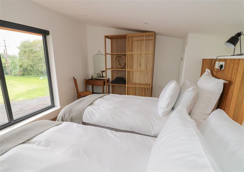 One of the 2 bedrooms at Monarchs Barn, Cutnall Green near Droitwich Spa