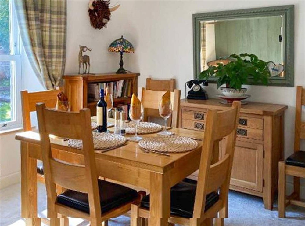Dining Area at Monawilline Cottage in Lamlash, Isle Of Arran