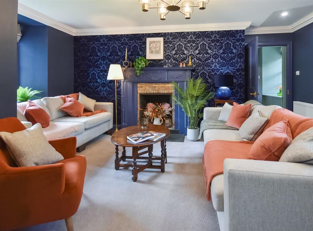 Living area at Moncrieff House in Falkland, Fife