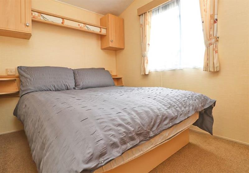 Double bedroom in the Fistral at Monkey Tree Holiday Park in Newquay, Cornwall