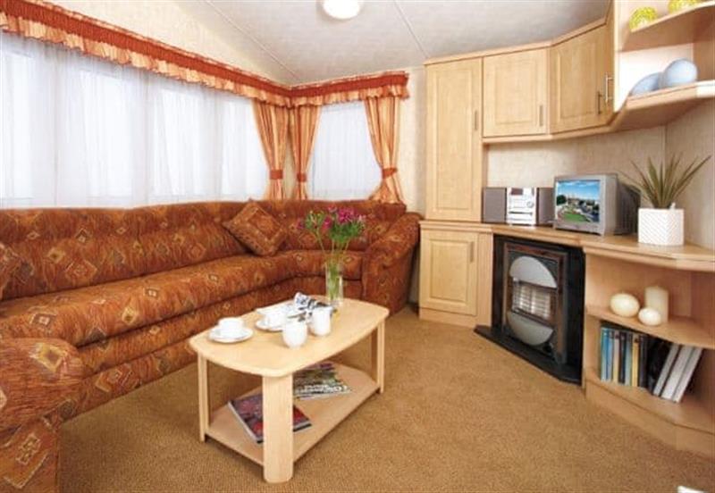 Living area in the Towan at Monkey Tree Holiday Park in Newquay, Cornwall