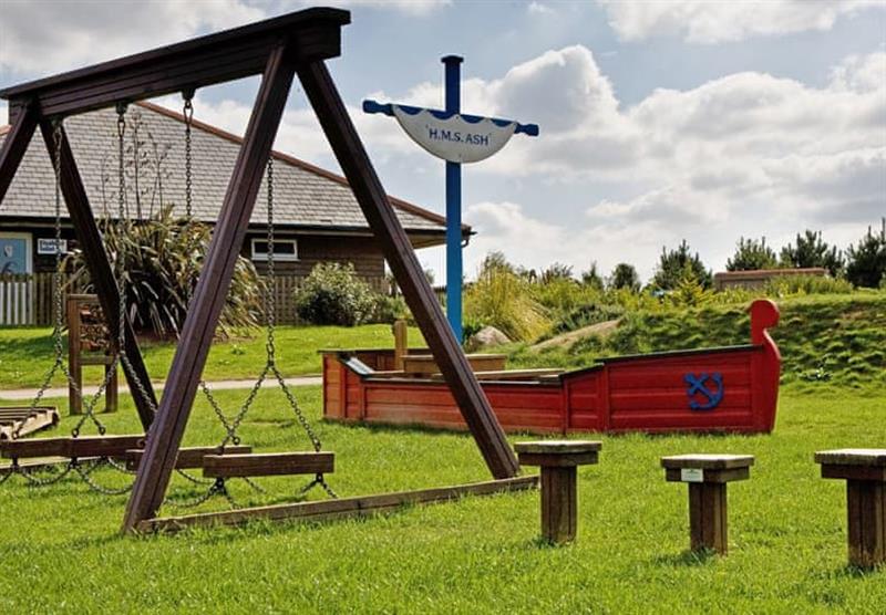 Playground at Monkey Tree Holiday Park in Newquay, Cornwall