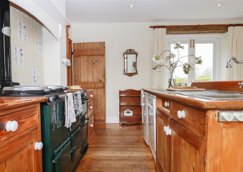 This is the kitchen at Monks Cottage, Chagford